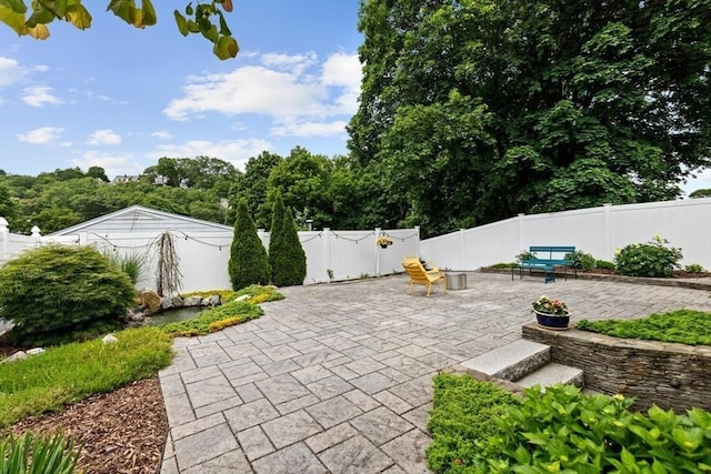 27 Johnson St, Malden, MA 02148 - fenced backyard with a patio