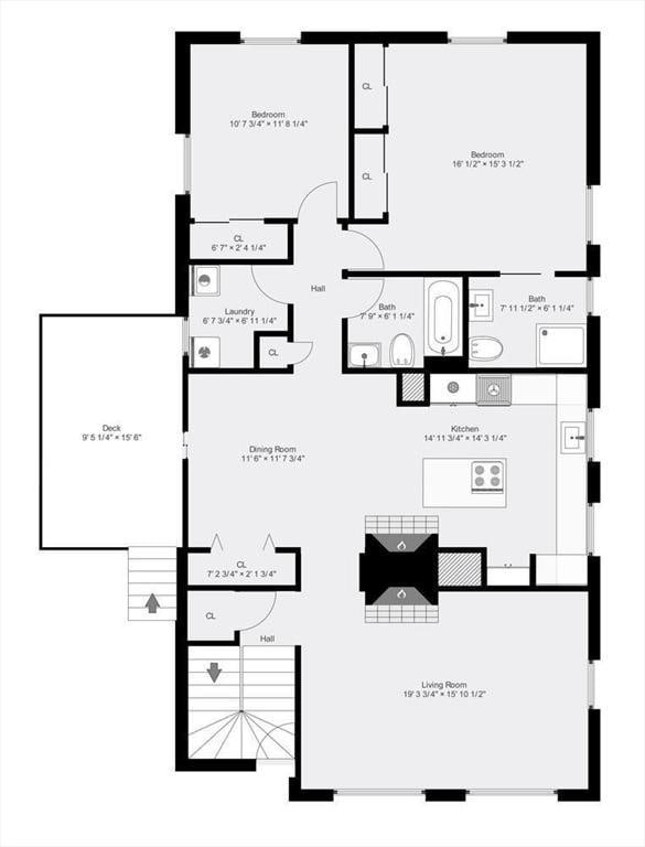 27 Johnson St, Malden, MA 02148 - view of home floor plan