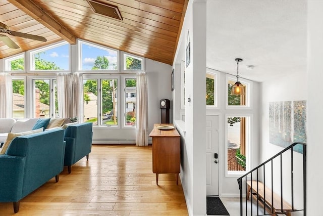 27 Johnson St, Malden, MA 02148 - sunroom with a baseboard radiator, healthy amount of natural light, and french doors