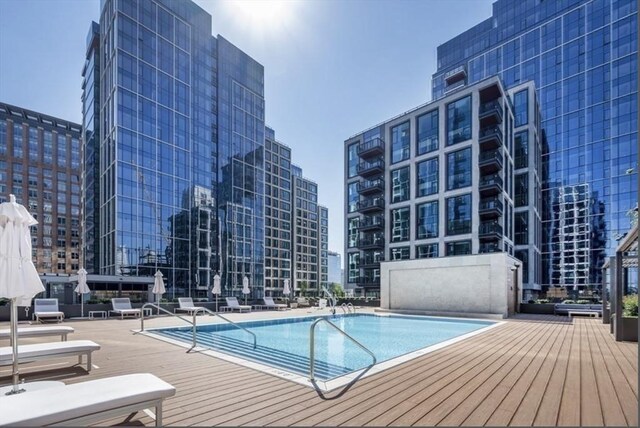 133 Seaport Blvd Unit 0920, Boston, MA 02210 - community pool featuring a city view
