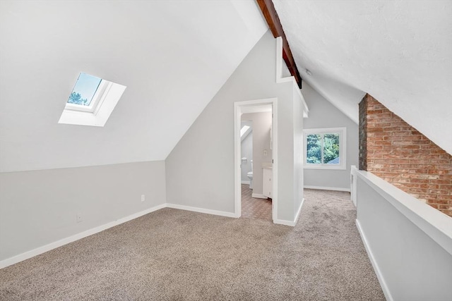 2 Clover Hill Rd, Acton, MA 01720 - additional living space featuring a skylight and carpet