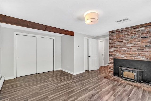 2 Clover Hill Rd, Acton, MA 01720 - unfurnished living room featuring wood finished floors and baseboards