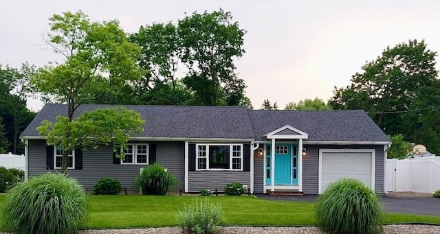 214 Fisher St, Walpole, MA 02081 - single story home with an attached garage and driveway