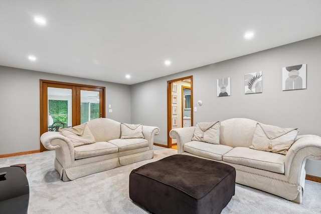 32 Berkeley, Pelham, NH 03076 - living area featuring recessed lighting and light carpet