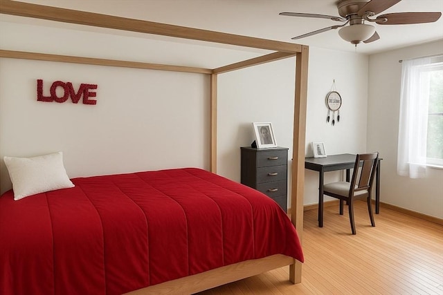 22 Sylvia Ave, Brockton, MA 02301 - bedroom with light wood-type flooring and ceiling fan
