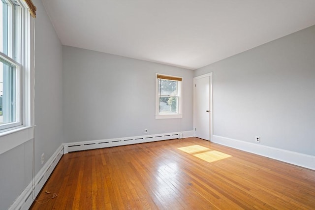 13 Meadow Ln, Acushnet, MA 02743 - spare room featuring wood-type flooring and a baseboard radiator