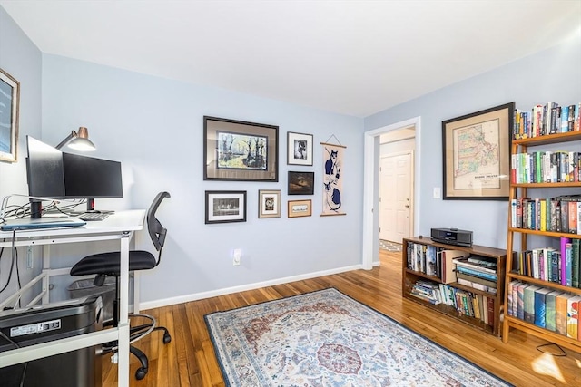 61 Northbridge Rd, Mendon, MA 01756 - home office with wood finished floors and baseboards