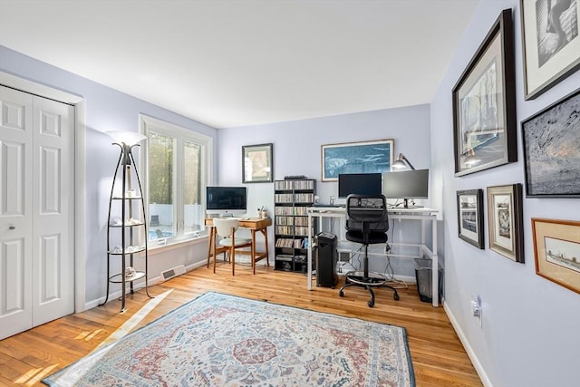 61 Northbridge Rd, Mendon, MA 01756 - office featuring wood finished floors and baseboards