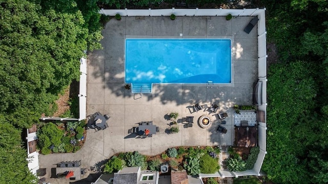 61 Northbridge Rd, Mendon, MA 01756 - aerial view of a pool area