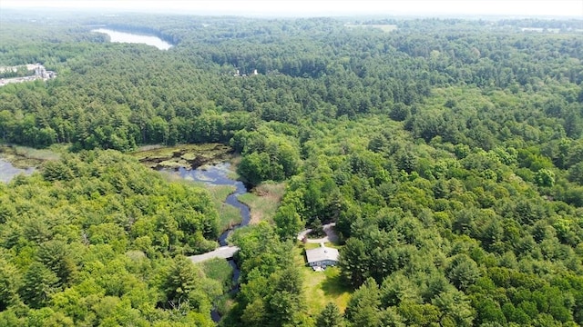 128 Clinton St, Hopkinton, MA 01748 - bird's eye view of a heavily wooded area