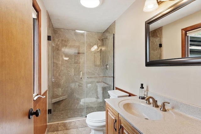 25 Williams Rd, Fitchburg, MA 01420 - full bath featuring toilet, vanity, and a stall shower