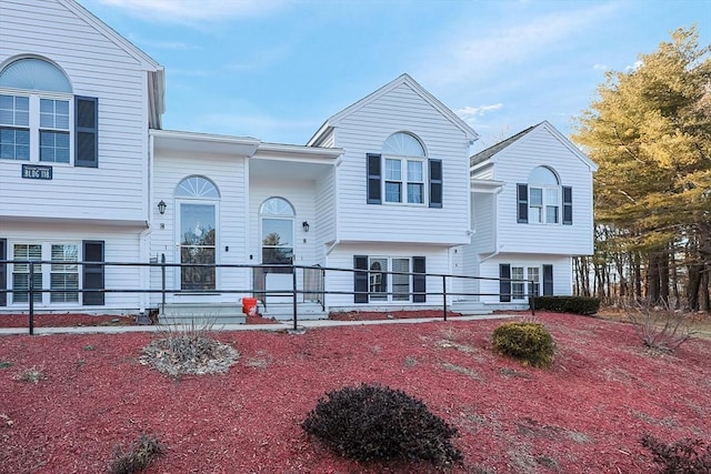 view of split foyer home