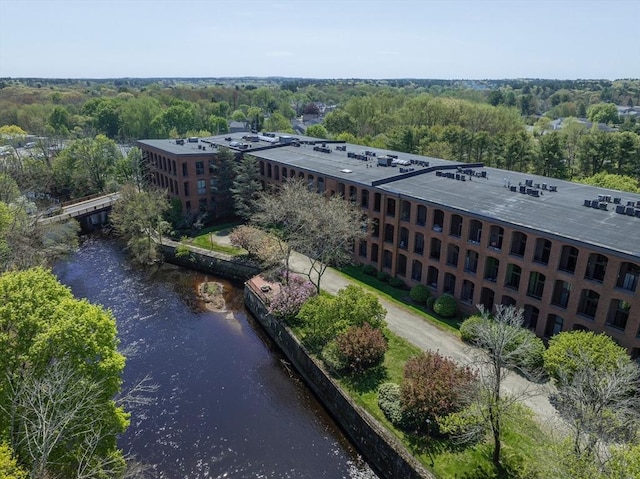 96 Old Colony Unit 215, Taunton, MA 02718 - aerial view featuring a water view