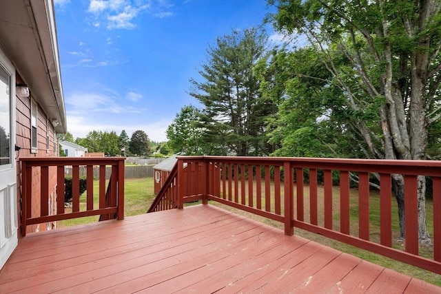 3 Biggar Ave, Wilmington, MA 01887 - deck featuring a yard