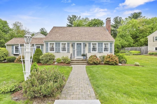 3 Tory Dr, Shrewsbury, MA 01545 - cape cod house with a chimney and roof with shingles