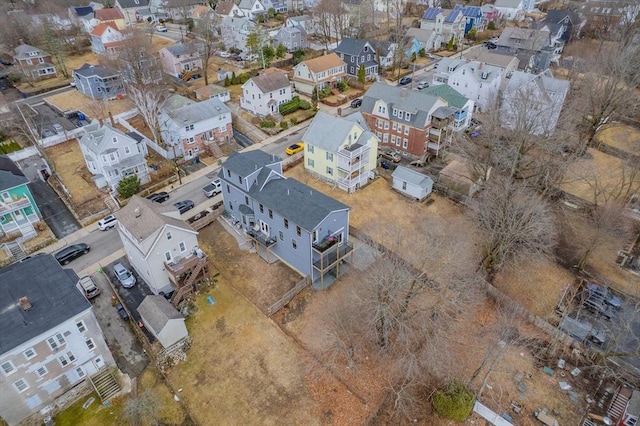 bird's eye view featuring a residential view