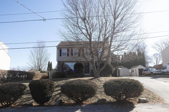 view of colonial inspired home