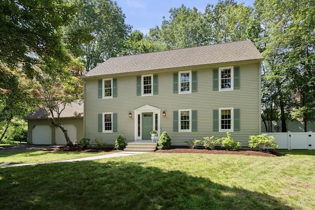 100 Avery Heights Dr, Holden, MA 01520 - colonial inspired home with an attached garage, a gate, and driveway
