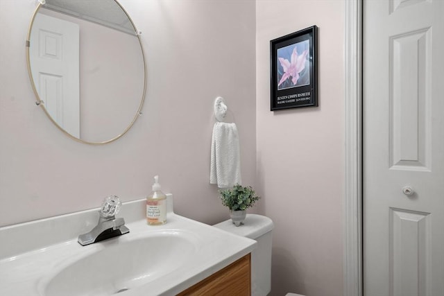 100 Avery Heights Dr, Holden, MA 01520 - half bath with vanity and toilet