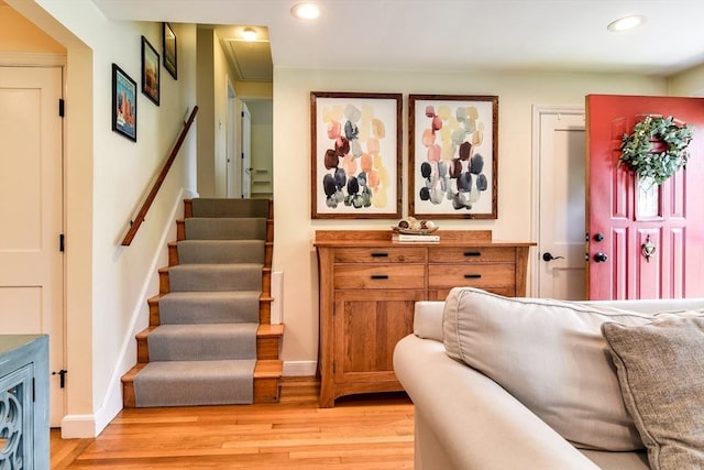 28 Foster Dr, Framingham, MA 01701 - bedroom featuring light wood-style flooring, recessed lighting, and baseboards
