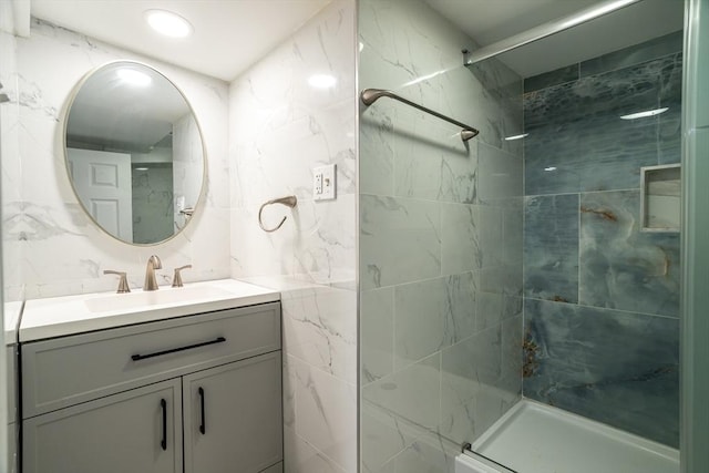 350 Wentworth Ave, Lowell, MA 01852 - full bath with a stall shower and vanity