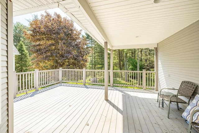 9 Lauren Ln, Southwick, MA 01077 - view of wooden deck