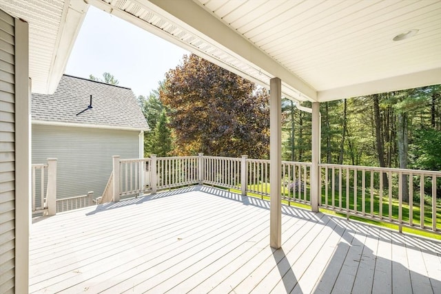 9 Lauren Ln, Southwick, MA 01077 - view of deck