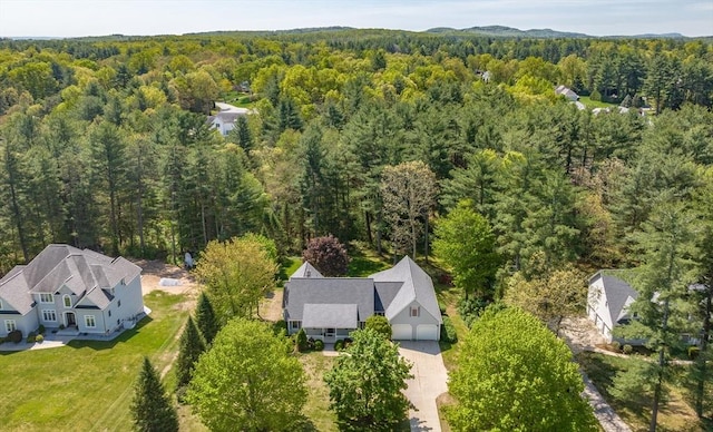 9 Lauren Ln, Southwick, MA 01077 - view from above of property featuring a forest