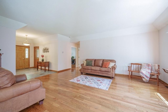 9 Lauren Ln, Southwick, MA 01077 - living area with wood finished floors and baseboards