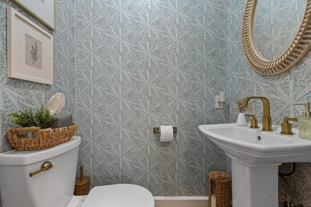 614 Summer St, Arlington, MA 02474 - bathroom featuring toilet and a sink