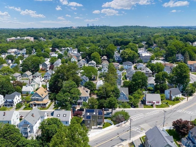 168 Maple St, Boston, MA 02132 - aerial view of residential area