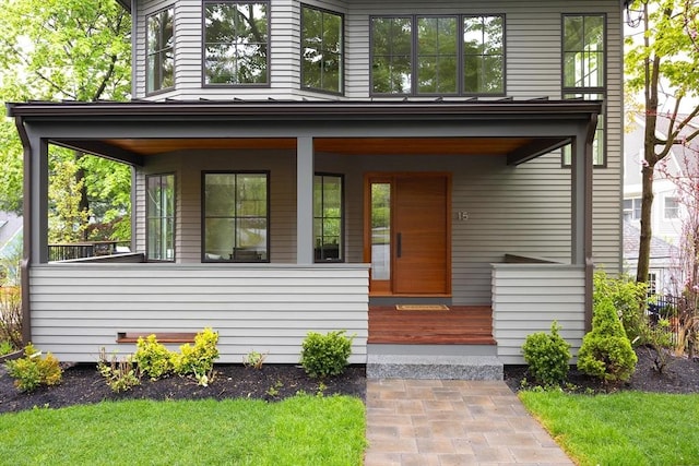 15 Woodcliff Rd, Newton, MA 02461 - contemporary house with a porch