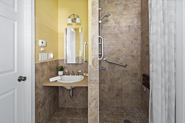 6 Francis Circuit Unit 6, Winchester, MA 01890 - bathroom featuring a shower stall and a sink