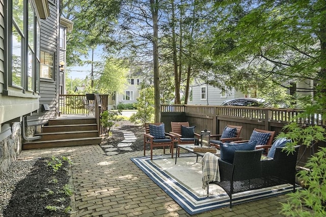 6 Francis Circuit Unit 6, Winchester, MA 01890 - view of patio with a deck