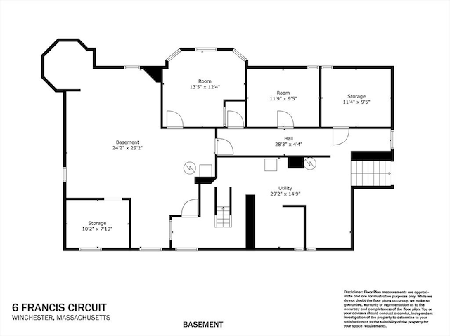 6 Francis Circuit Unit 6, Winchester, MA 01890 - property floor plan