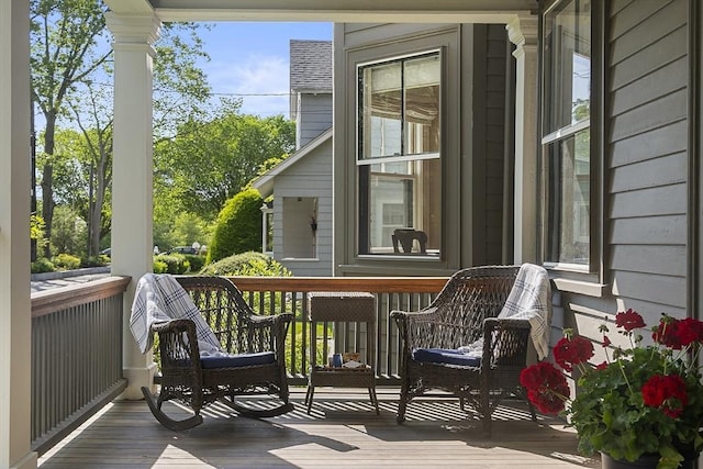 6 Francis Circuit Unit 6, Winchester, MA 01890 - view of wooden porch