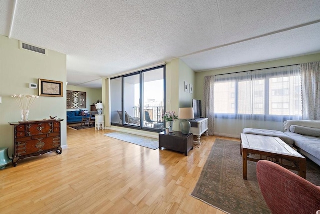 61 Broad Reach Unit T62B, Weymouth, MA 02191 - living area with light wood finished floors and a textured ceiling