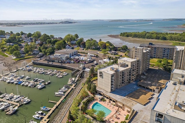 61 Broad Reach Unit T62B, Weymouth, MA 02191 - aerial view of a large body of water and a pool