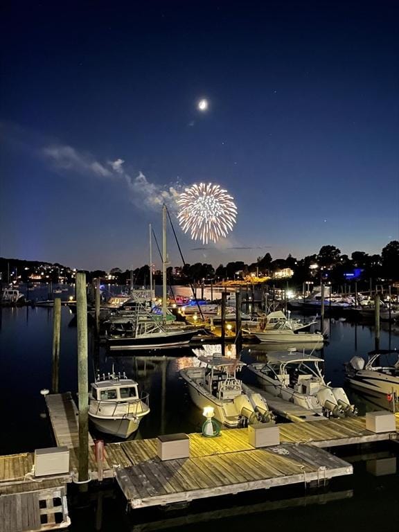 61 Broad Reach Unit T62B, Weymouth, MA 02191 - dock featuring a water view and view of marina