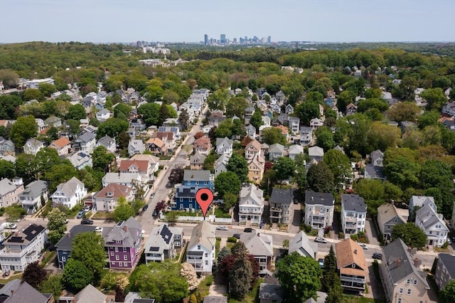 46 Farquhar Unit 2, Boston, MA 02131 - aerial perspective of suburban area