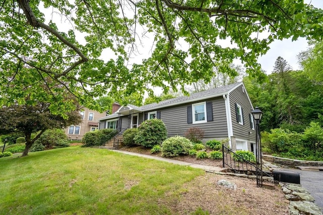 19 Zabelle Ave, Auburn, MA 01501 - ranch-style home with a front yard and an attached garage