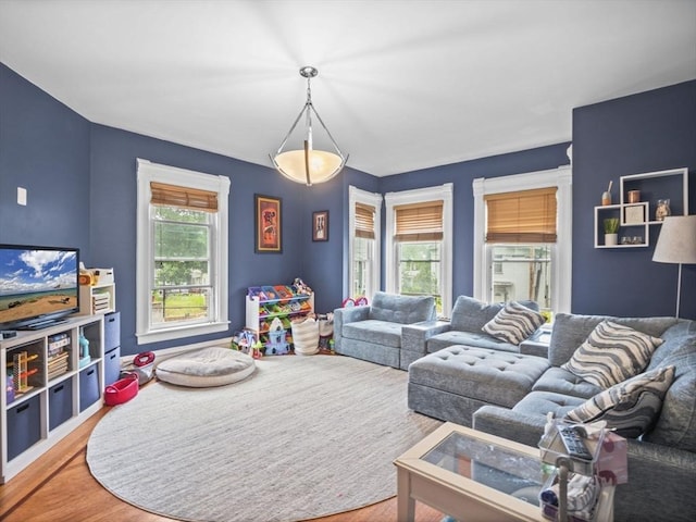 743 Bridge St, Lowell, MA 01850 - living room featuring wood finished floors