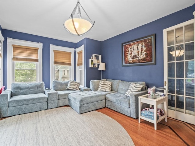 743 Bridge St, Lowell, MA 01850 - living room featuring wood finished floors