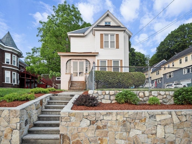 743 Bridge St, Lowell, MA 01850 - view of front of property with stairs