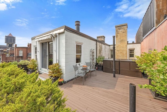 56 Commonwealth Ave Ph, Ph, Boston, MA 02116 - view of wooden deck