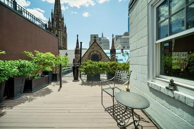 56 Commonwealth Ave Ph, Ph, Boston, MA 02116 - view of wooden deck