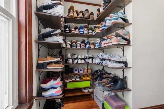 view of storage room