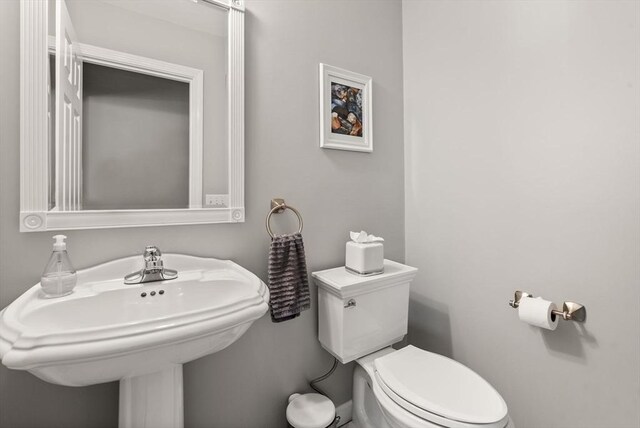 57 Bouffard Dr, Marlborough, MA 01752 - bathroom with a sink and toilet