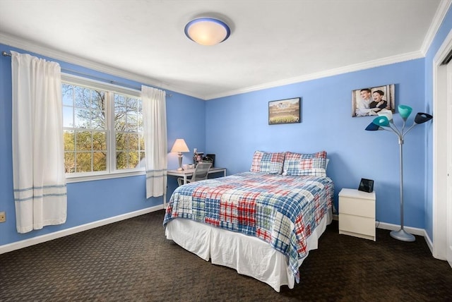 57 Bouffard Dr, Marlborough, MA 01752 - bedroom with baseboards, carpet, and crown molding