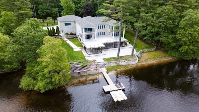 290 Massapoag Rd, Tyngsborough, MA 01879 - view of subject property featuring a large body of water and a forest